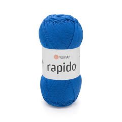 YARNART RAPIDO - KNITTING YARN SAXE BLUE - 681