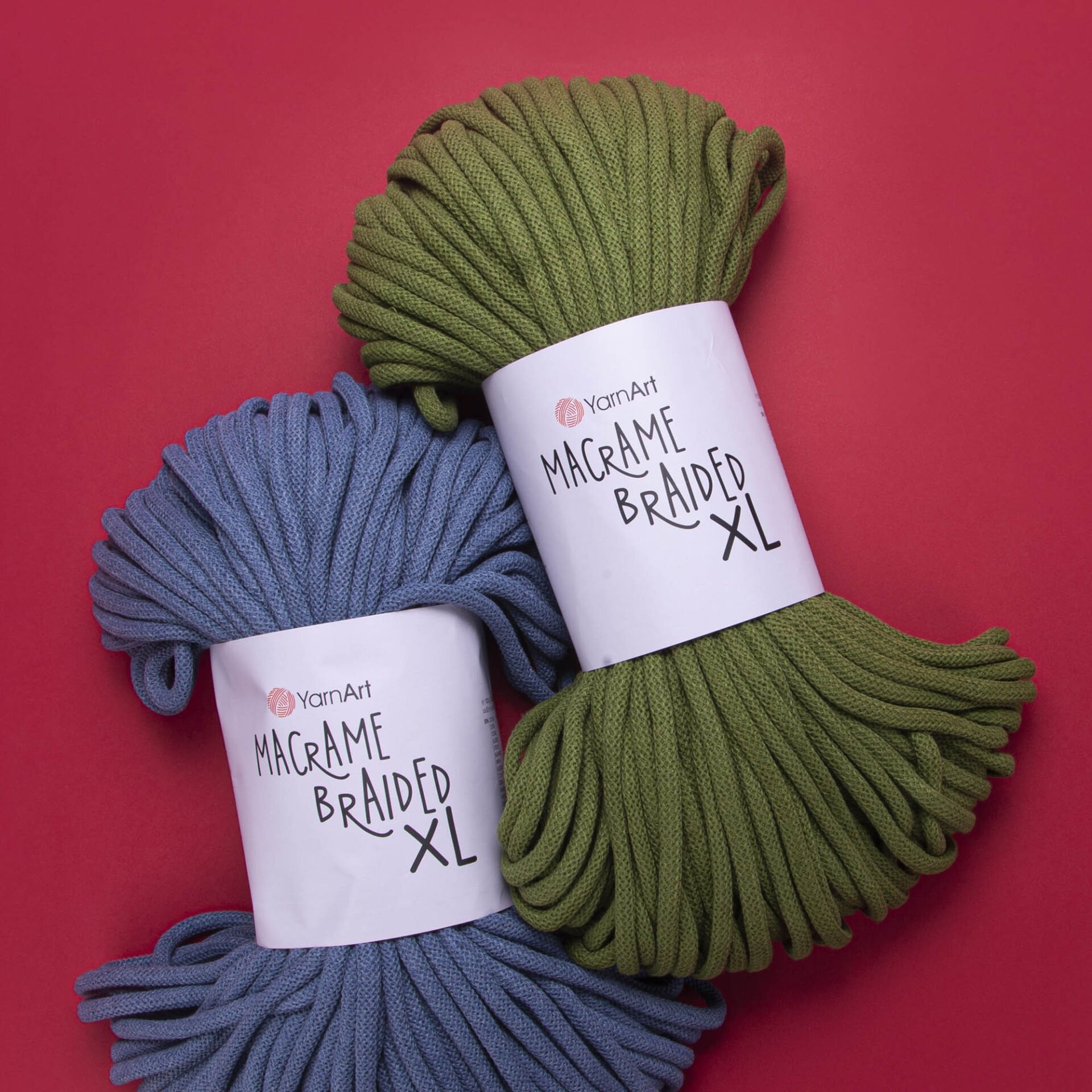 YARNART MACRAME BRAIDED XL - MACRAME ROPE