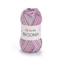 YARNART BEGONIA MELANGE - MULTICOLOR MERCERISED KNITTING YARN VARIEGATED - 504
