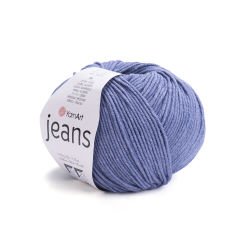 YARNART JEANS - KNITTING YARN BLUE-GREY - 68
