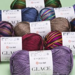 YARNART GLACE - KNITTING YARN
