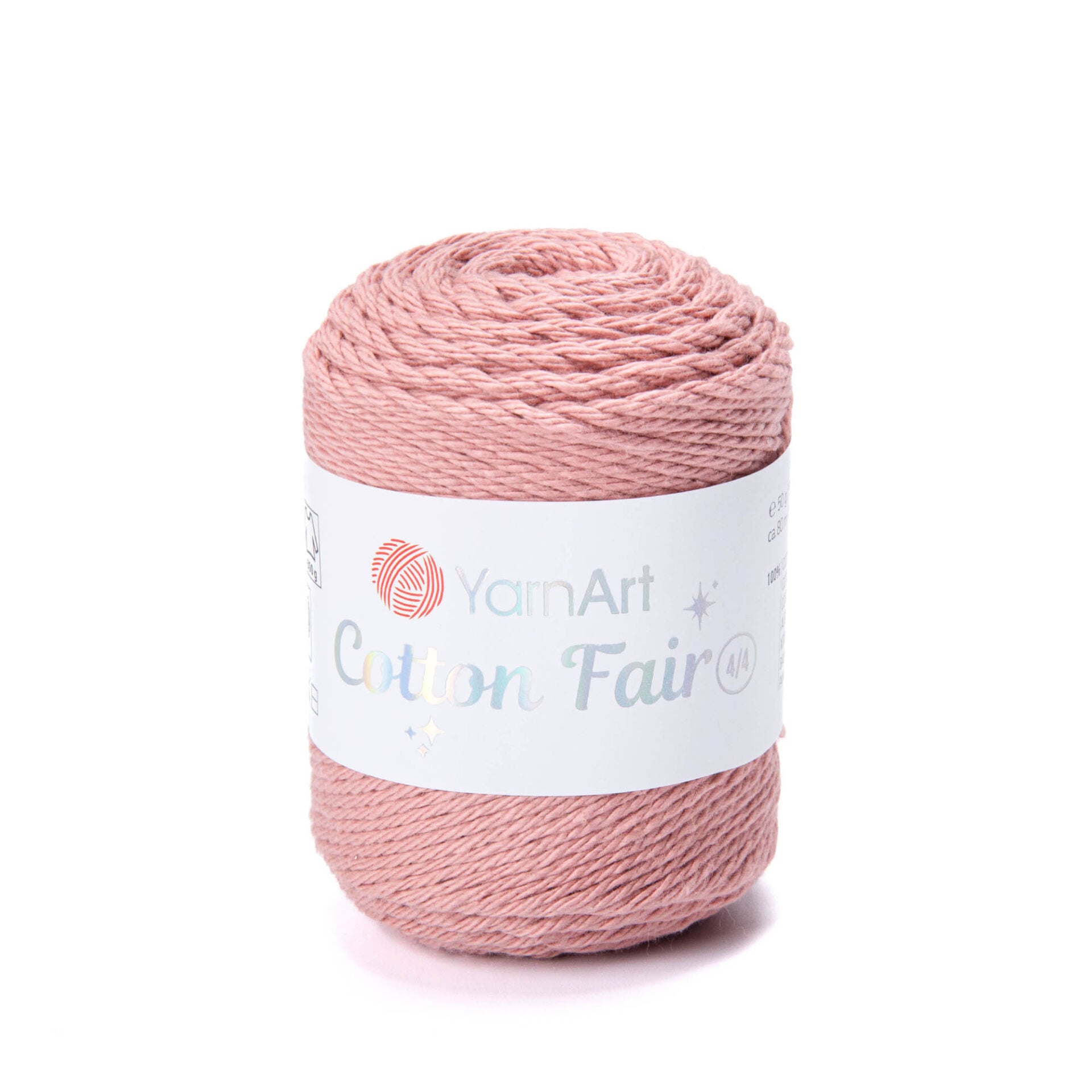 YARNART COTTON FAIR 4/4 - KNITTING YARN DUSTY ROSE - 5533