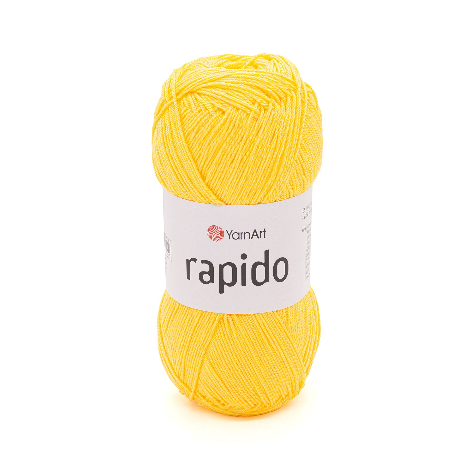 YARNART RAPIDO - KNITTING YARN DARK YELLOW - 690