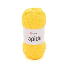 YARNART RAPIDO - KNITTING YARN DARK YELLOW - 690