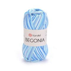 YARNART BEGONIA MELANGE - MULTICOLOR MERCERISED KNITTING YARN VARIEGATED - 510