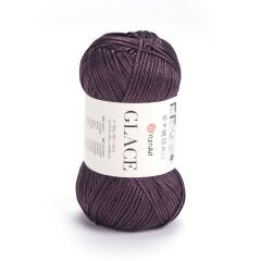 YARNART GLACE - KNITTING YARN PURPLE - 7302