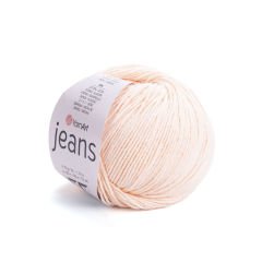 YARNART JEANS - KNITTING YARN PINKISH ORANGE - 73