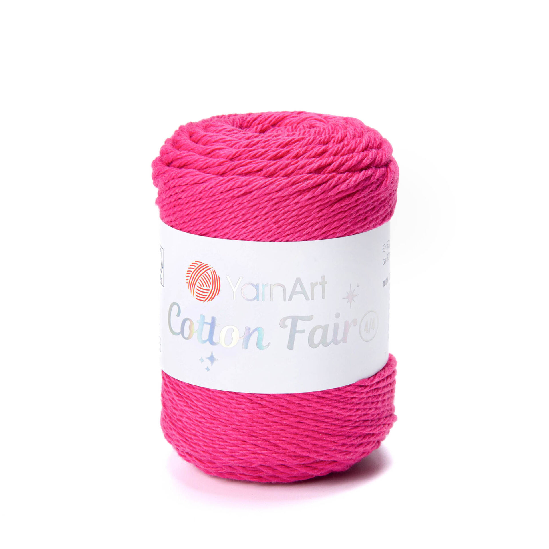 YARNART COTTON FAIR 4/4 - KNITTING YARN FUCHSIA - 5540