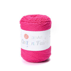 YARNART COTTON FAIR 4/4 - KNITTING YARN FUCHSIA - 5540