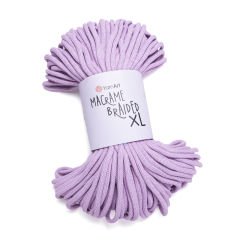 YARNART MACRAME BRAIDED XL - MACRAME ROPE LILAC - 765