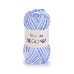 YARNART BEGONIA MELANGE - MULTICOLOR MERCERISED KNITTING YARN VARIEGATED - 5355