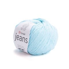 YARNART JEANS - KNITTING YARN CYAN - 76