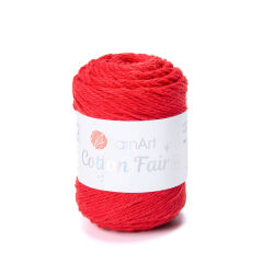 YARNART COTTON FAIR 4/4 - KNITTING YARN RED - 5547