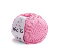 YARNART JEANS - KNITTING YARN CANDY PINK - 78