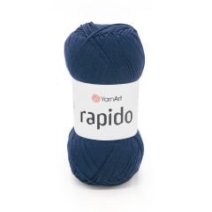 YARNART RAPIDO - KNITTING YARN NAVY - 696