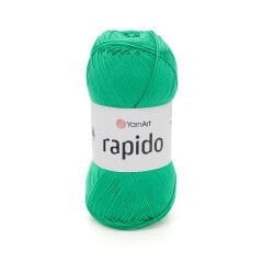 YARNART RAPIDO - KNITTING YARN GREEN - 698