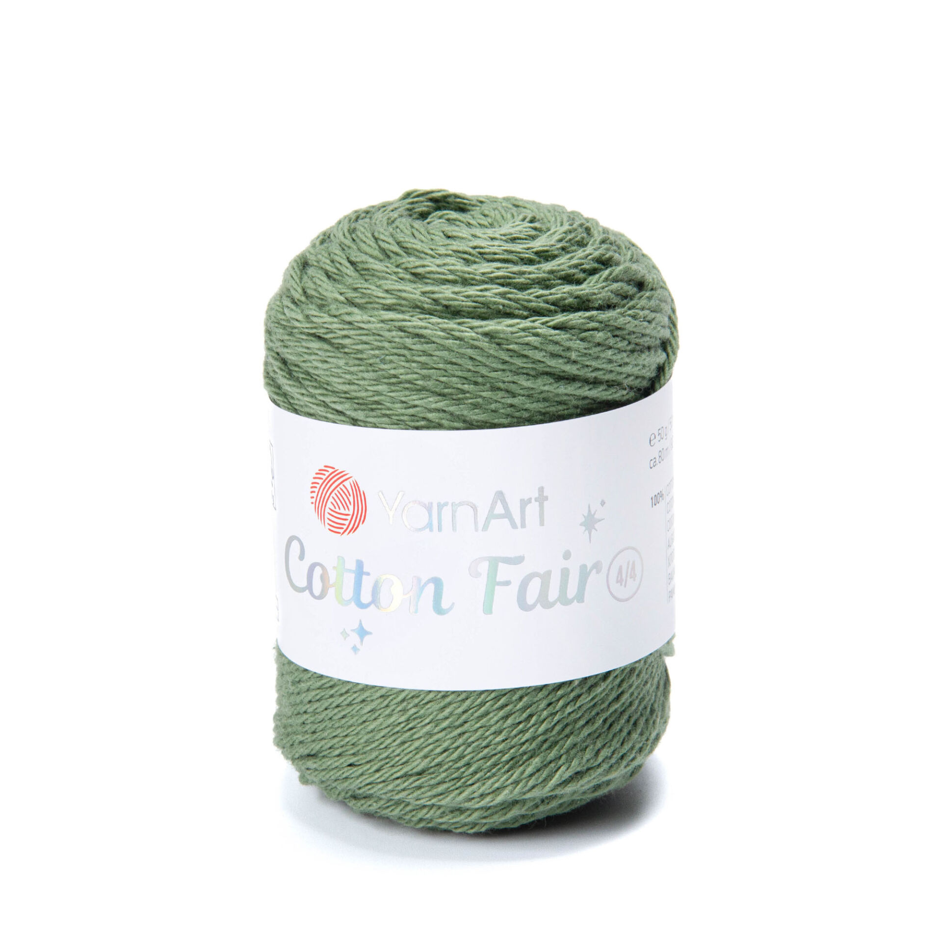 YARNART COTTON FAIR 4/4 - KNITTING YARN GREEN - 5553