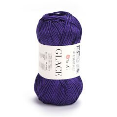 YARNART GLACE - KNITTING YARN PURPLE - 7311
