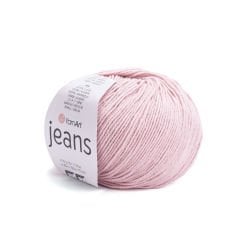 YARNART JEANS - Strickgarn POWDER PINK - 83
