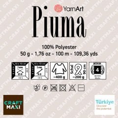 YARNART PIUMA - KNITTING YARN