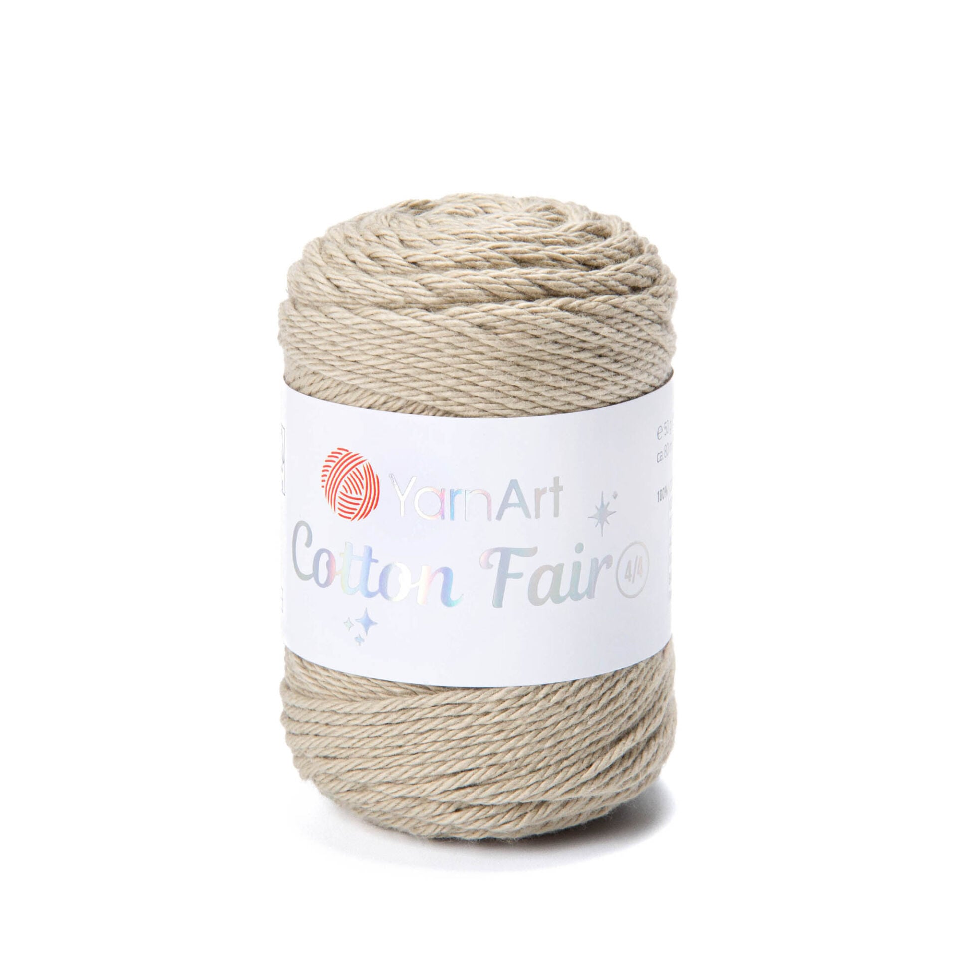 YARNART COTTON FAIR 4/4 - KNITTING YARN STONE COLOR - 5562