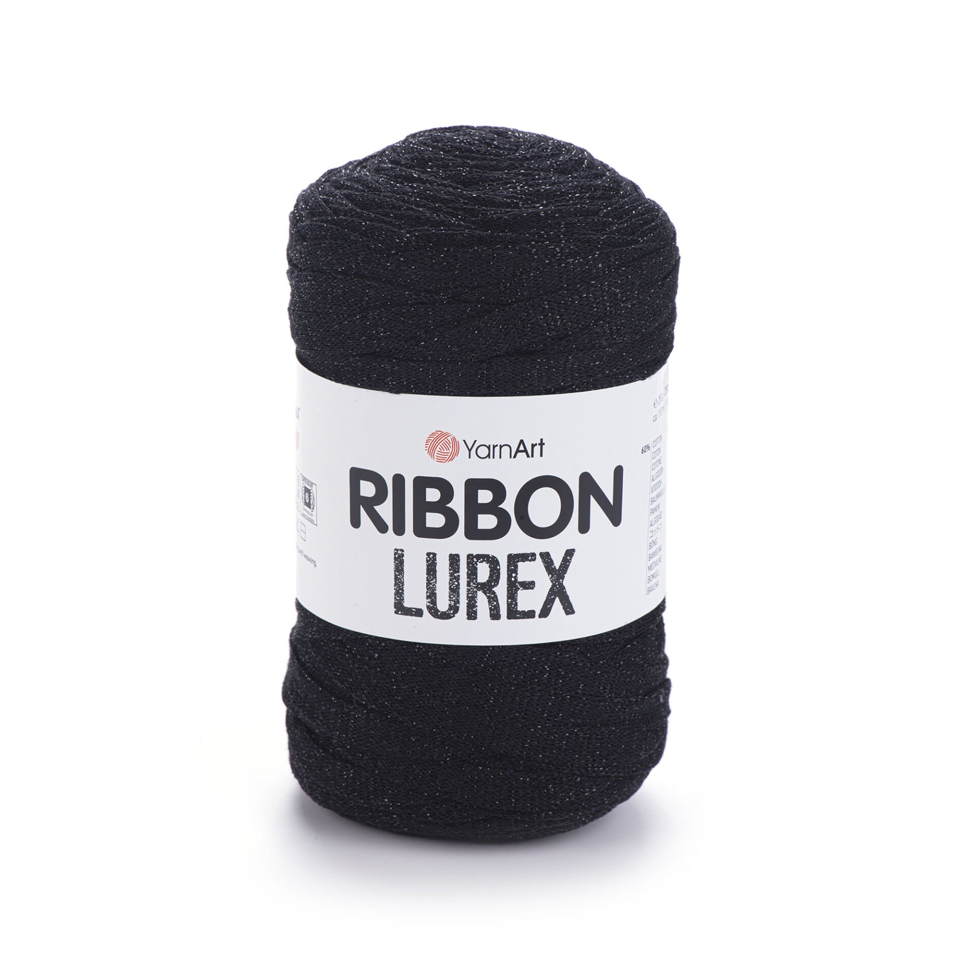 YARNART RIBBON LUREX - ACCESSORIES KNITTING YARN BLACK - 722
