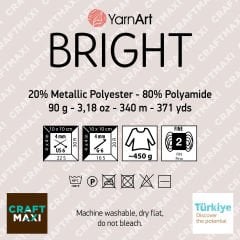 YARNART BRIGHT - GLITTERY Strickgarn
