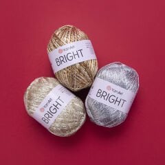 YARNART BRIGHT - GLITTERY KNITTING YARN