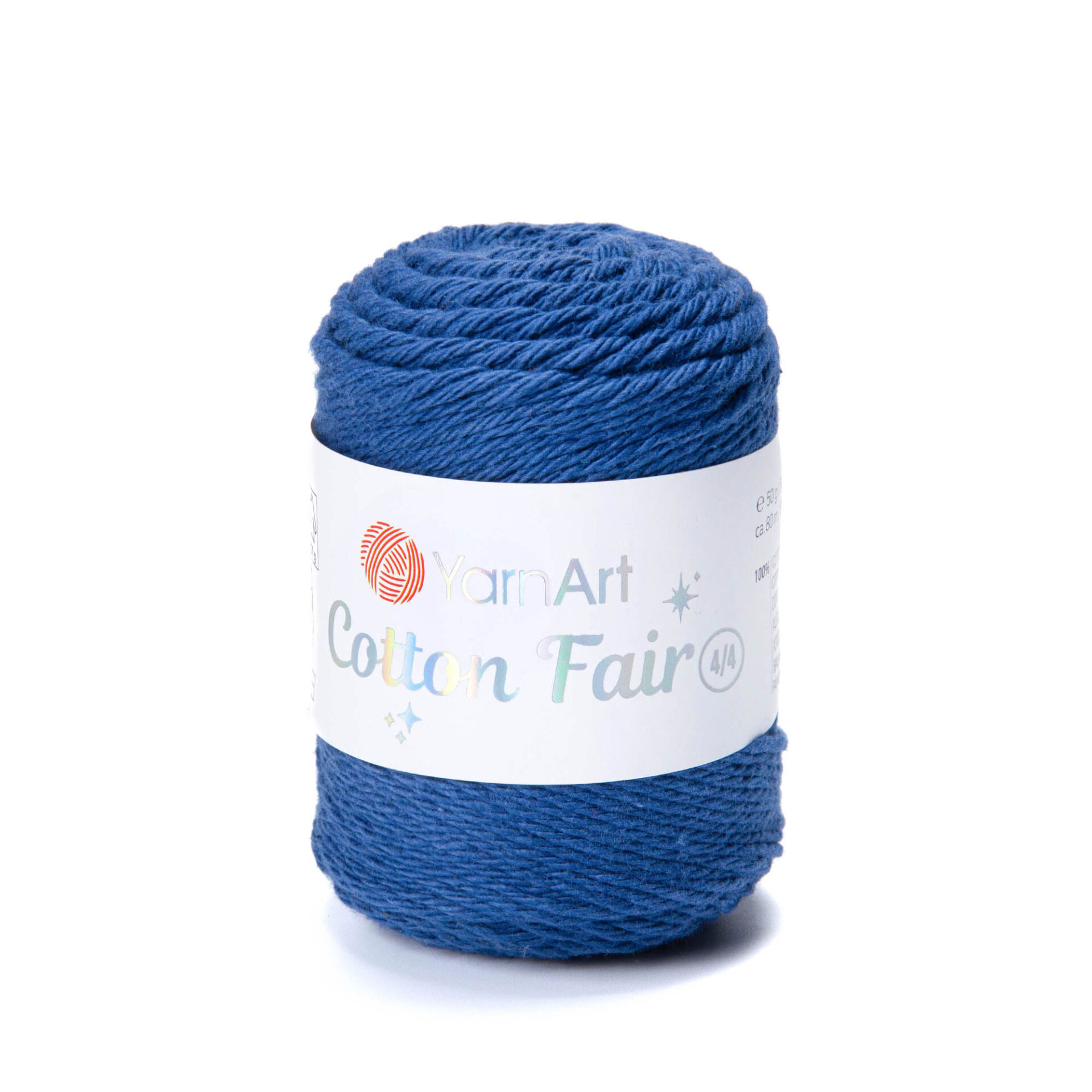YARNART COTTON FAIR 4/4 - KNITTING YARN BLUE - 5570