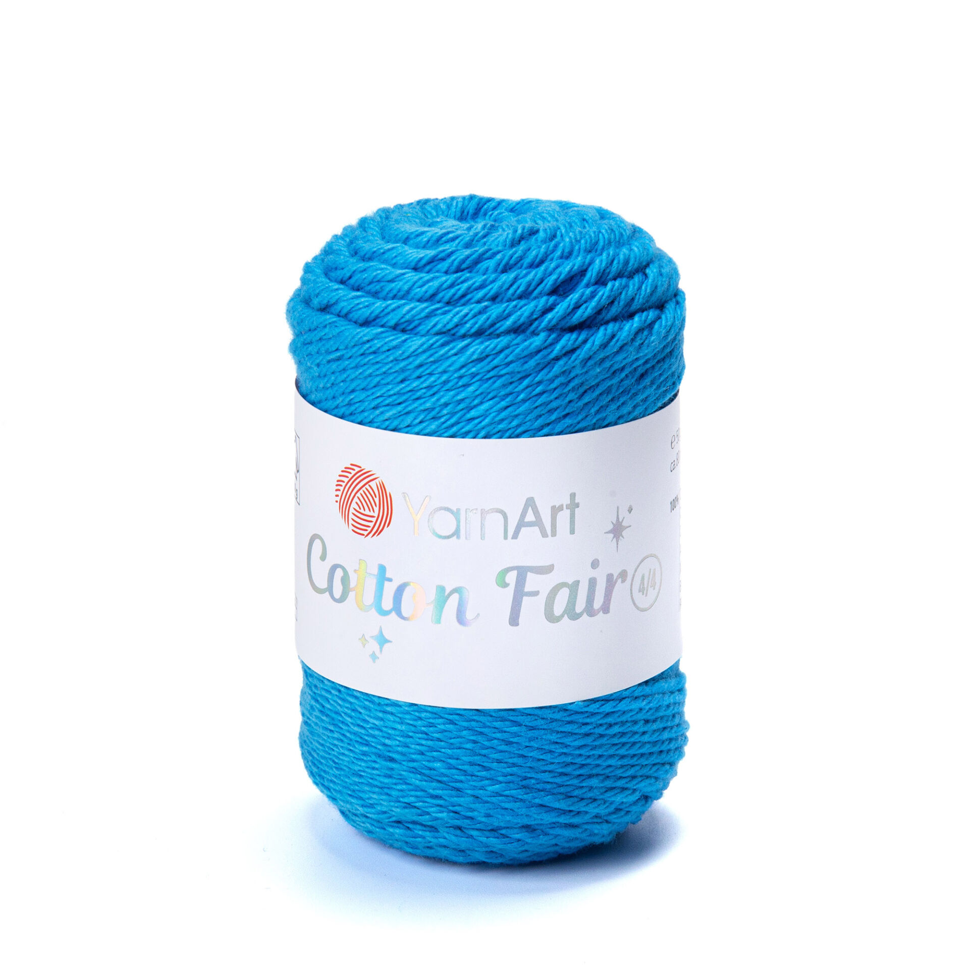 YARNART COTTON FAIR 4/4 - KNITTING YARN BLUE - 5578