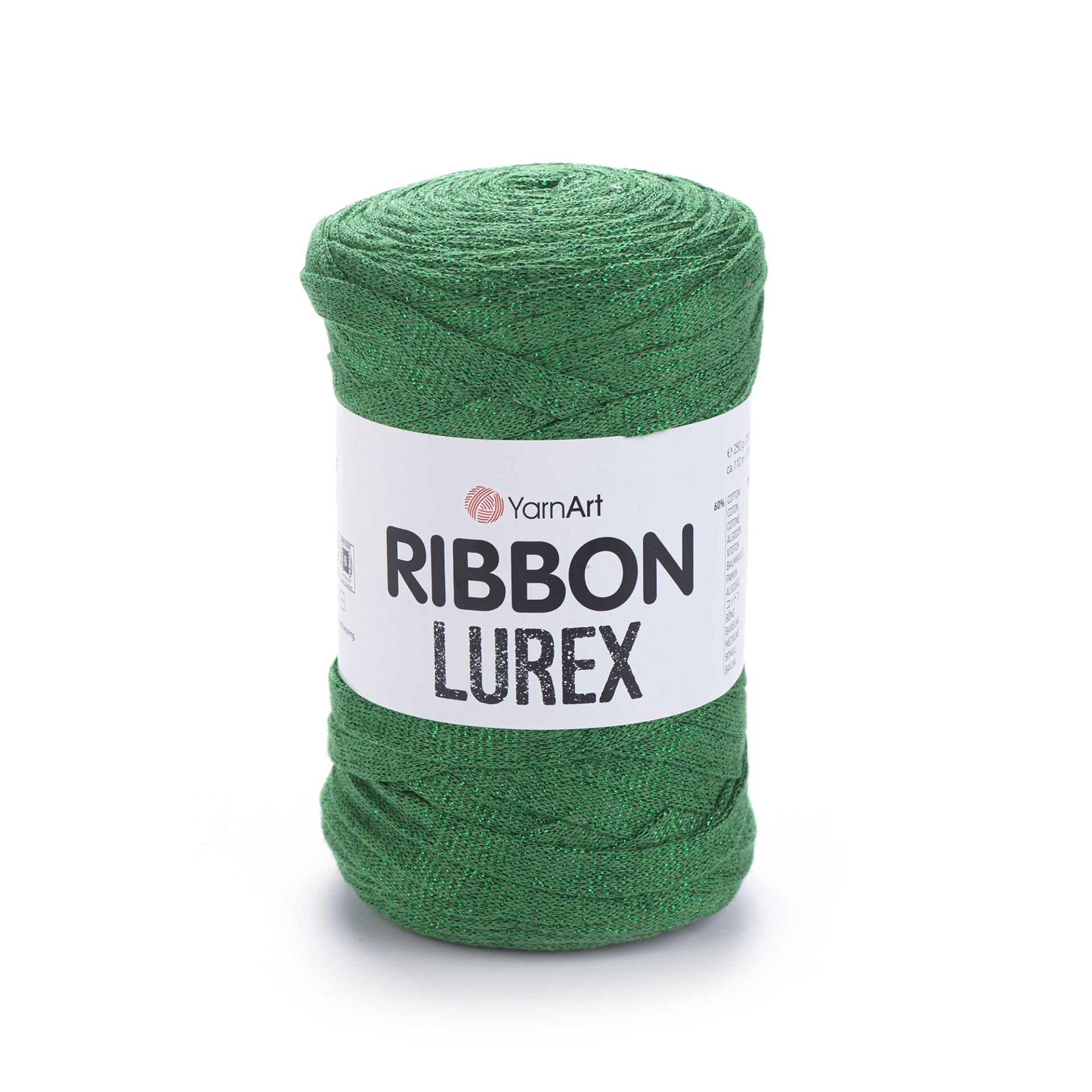 YARNART RIBBON LUREX - ACCESSORIES KNITTING YARN GREEN - 728