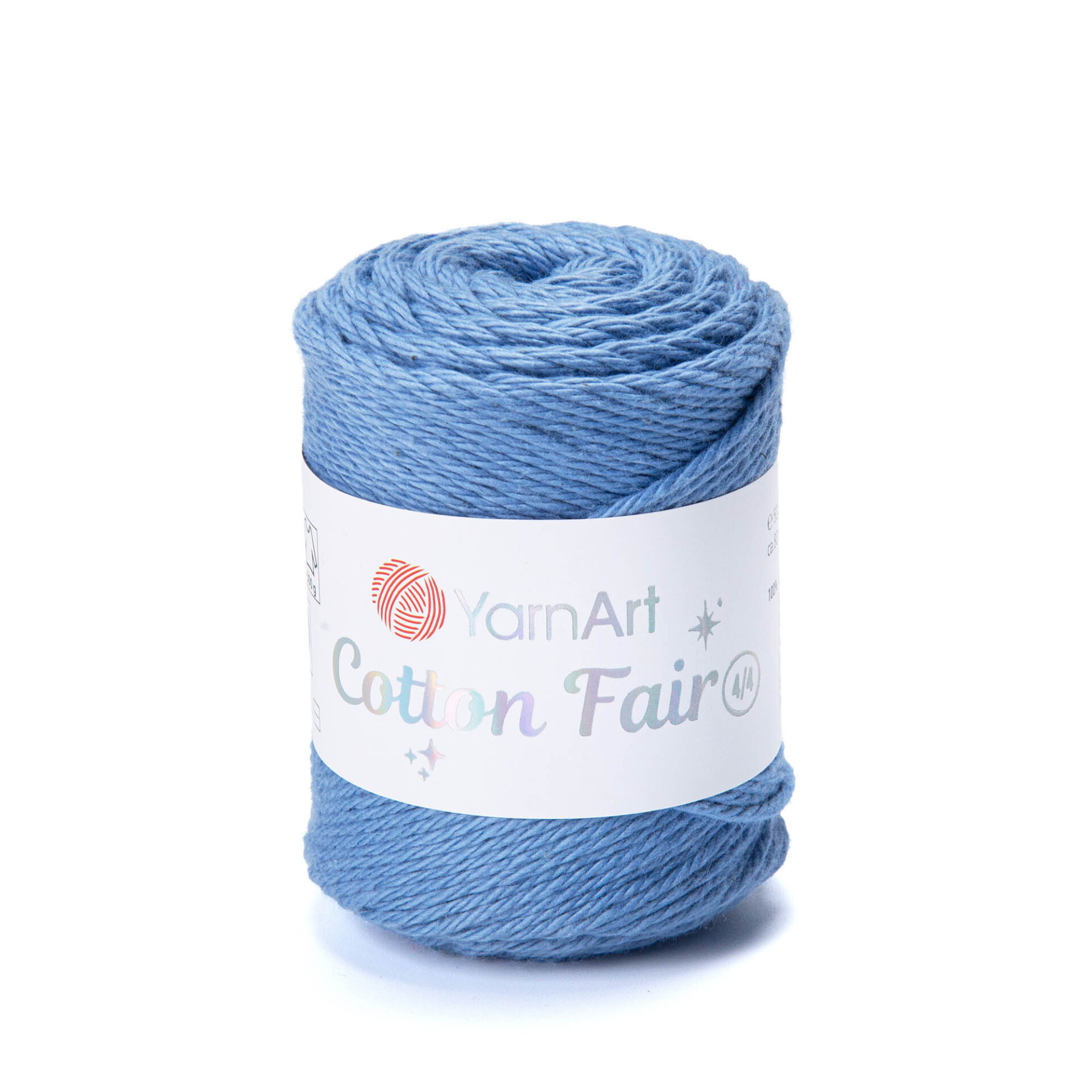 YARNART COTTON FAIR 4/4 - KNITTING YARN BLUE - 5583