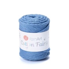 YARNART COTTON FAIR 4/4 - KNITTING YARN BLUE - 5583