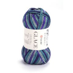 YARNART GLACE - KNITTING YARN VARIEGATED - 7209