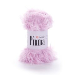 YARNART PIUMA - KNITTING YARN PINK - 4410