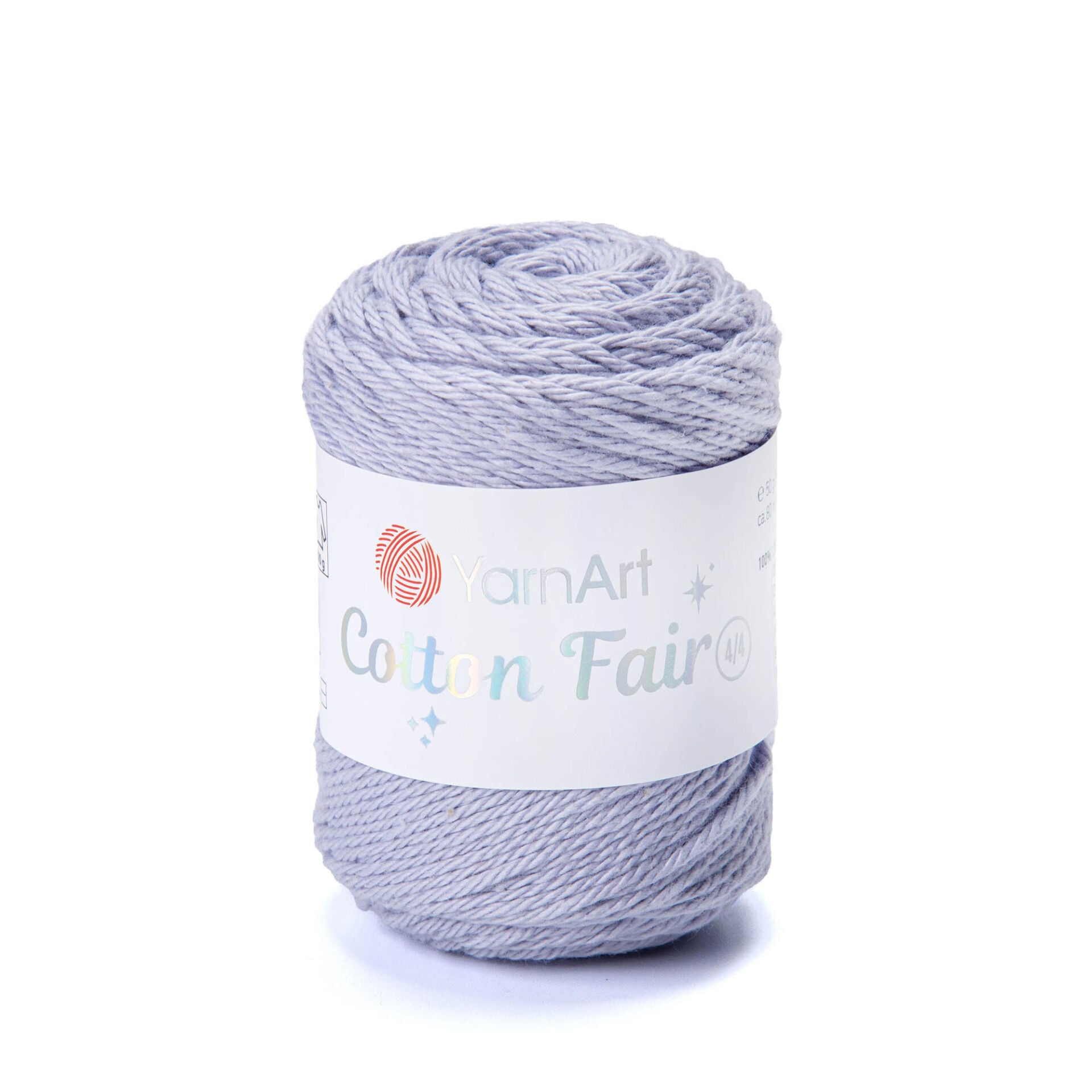 YARNART COTTON FAIR 4/4 - KNITTING YARN LILAC - 5586