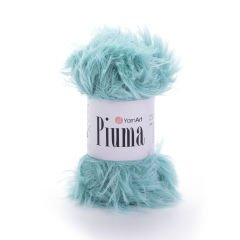 YARNART PIUMA - KNITTING YARN BLUE - 4412