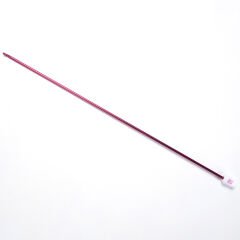 METAL TUNISIAN CROCHET HOOK 25 CM 2.5 MM - PINK