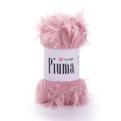 YARNART PIUMA - KNITTING YARN PINK - 4413