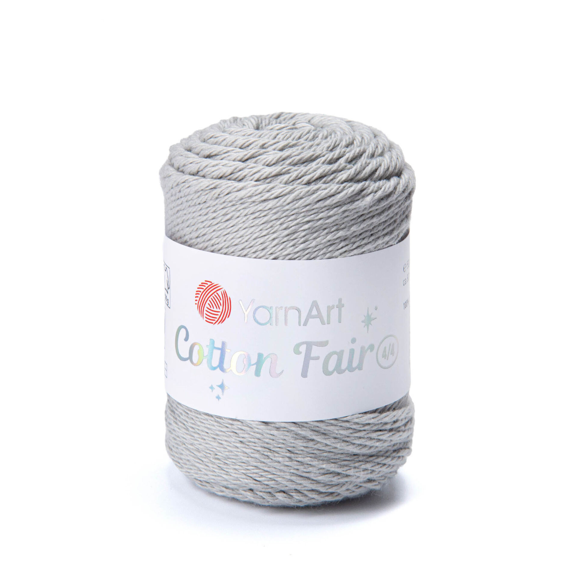 YARNART COTTON FAIR 4/4 - KNITTING YARN GREY - 5590