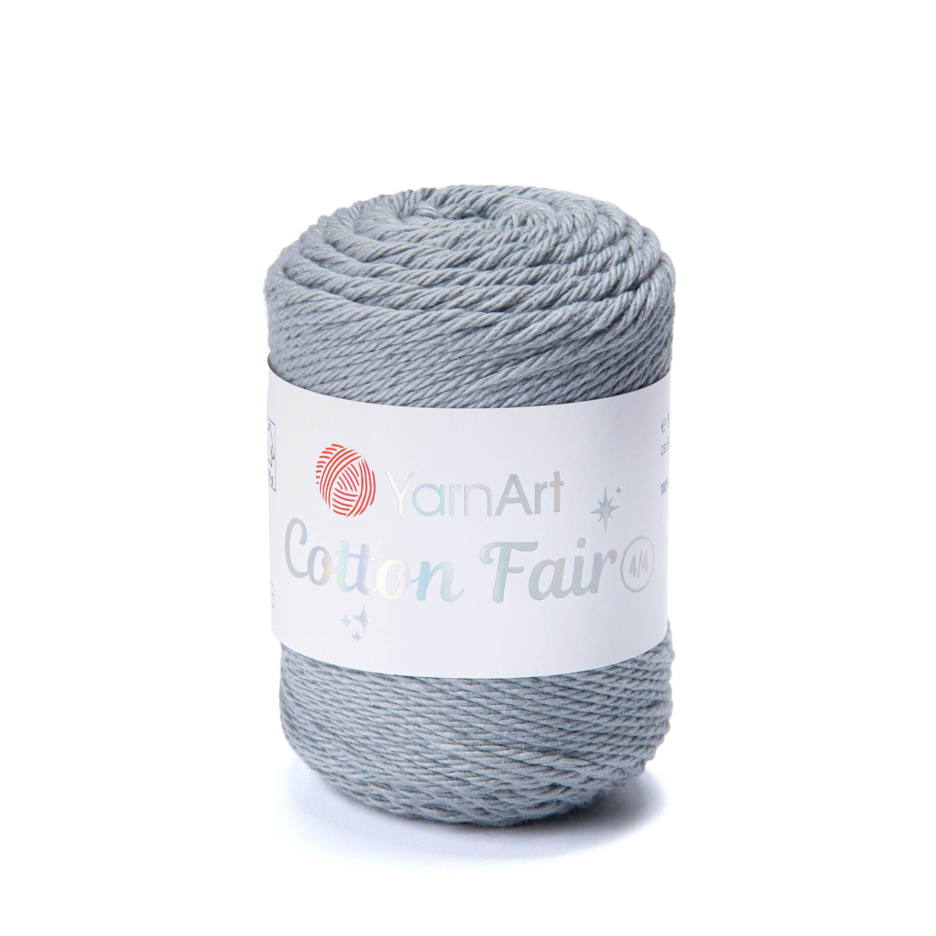 YARNART COTTON FAIR 4/4 - KNITTING YARN GREY - 5592