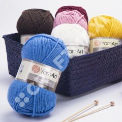 YARNART SHETLAND CHUNKY - KNITTING YARN PETROL BLUE - 633