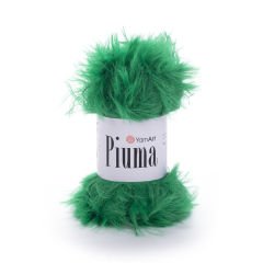 YARNART PIUMA - KNITTING YARN GREEN - 4416