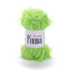 YARNART PIUMA - KNITTING YARN GREEN - 4417