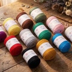 YARNART COTTON FAIR 8/4 - KNITTING YARN CLARET - 5546