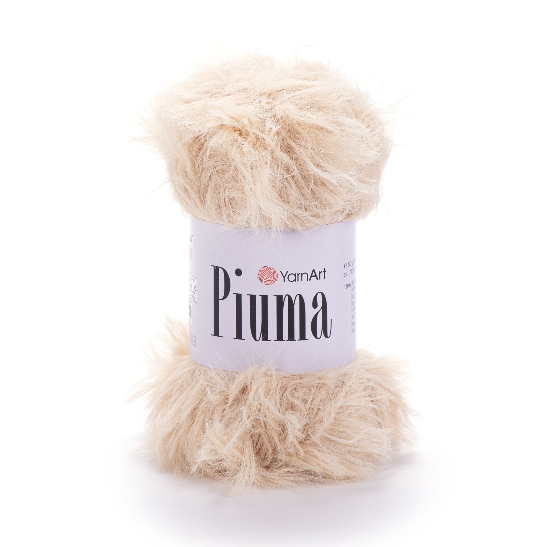 YARNART PIUMA - KNITTING YARN BEIGE - 4419