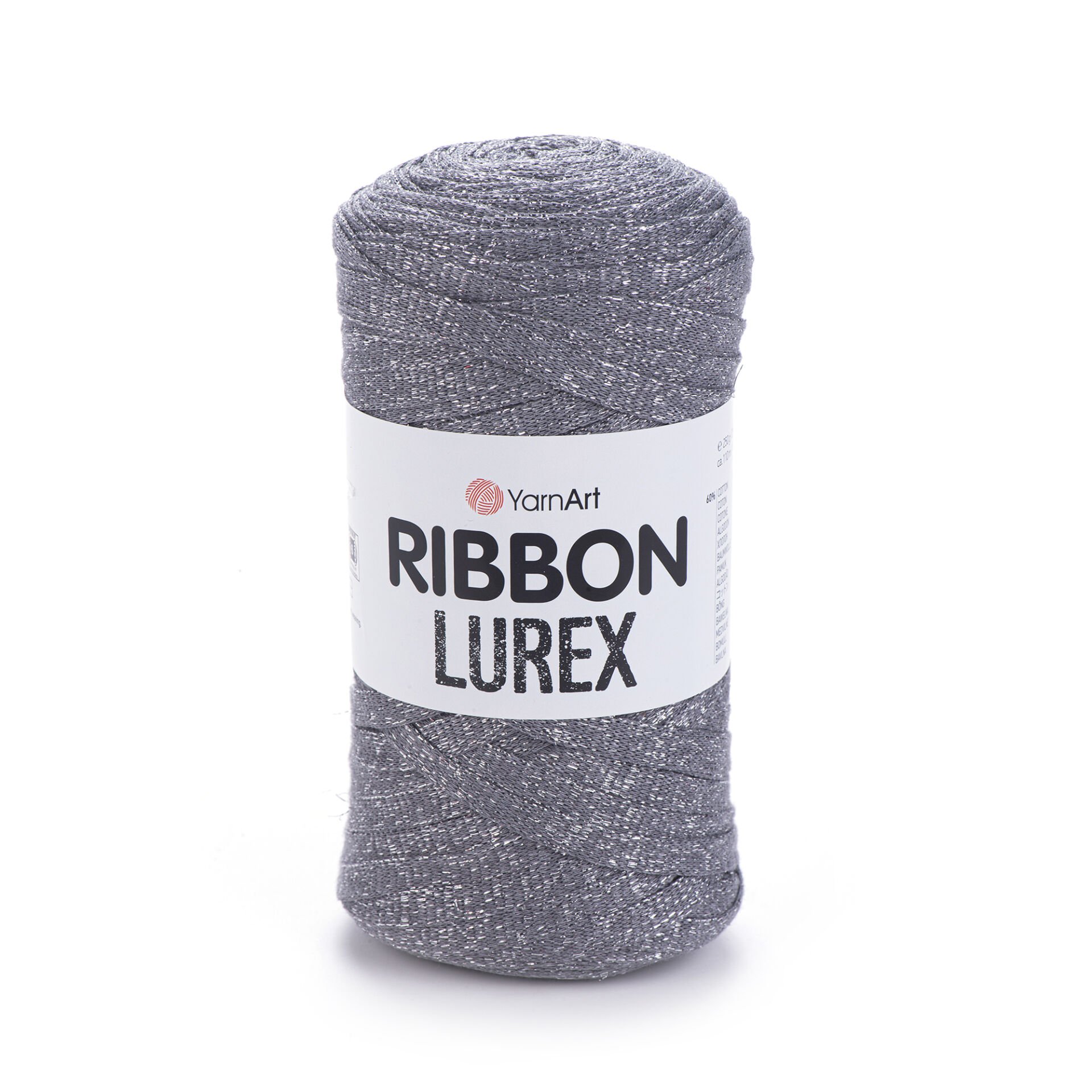 YARNART RIBBON LUREX - ACCESSORIES KNITTING YARN GREY - 737