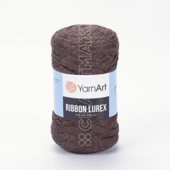 YARNART RIBBON LUREX - ACCESSORIES KNITTING YARN BROWN - 736