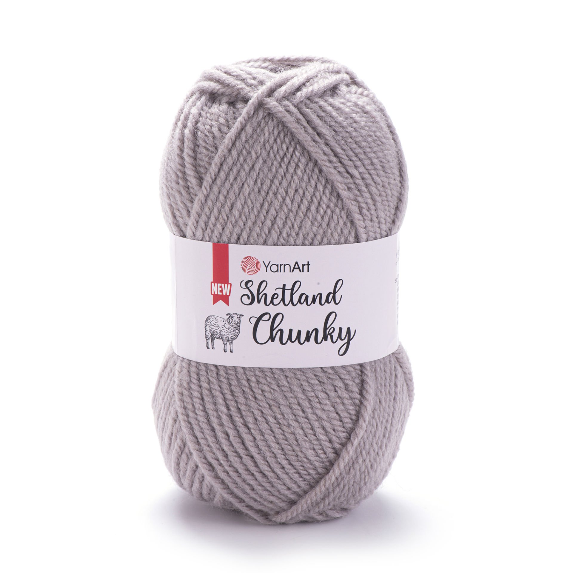 YARNART SHETLAND CHUNKY - KNITTING YARN MILKY BROWN - 605