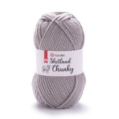 YARNART SHETLAND CHUNKY - KNITTING YARN MILKY BROWN - 605